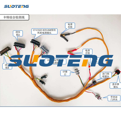 Umfassendes Bagger-Wiring Harness Engine-Test-Geschirr C6.4 C6.6 C7 C9 C15 3126B