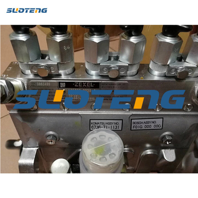 6736-71-1131 S6D102 Bagger Hydraulic Pump For PC220-6
